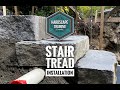 How to build a large natural staircase with a strap and excavator