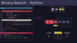 Binary Search in Python - Step by Step Visualization