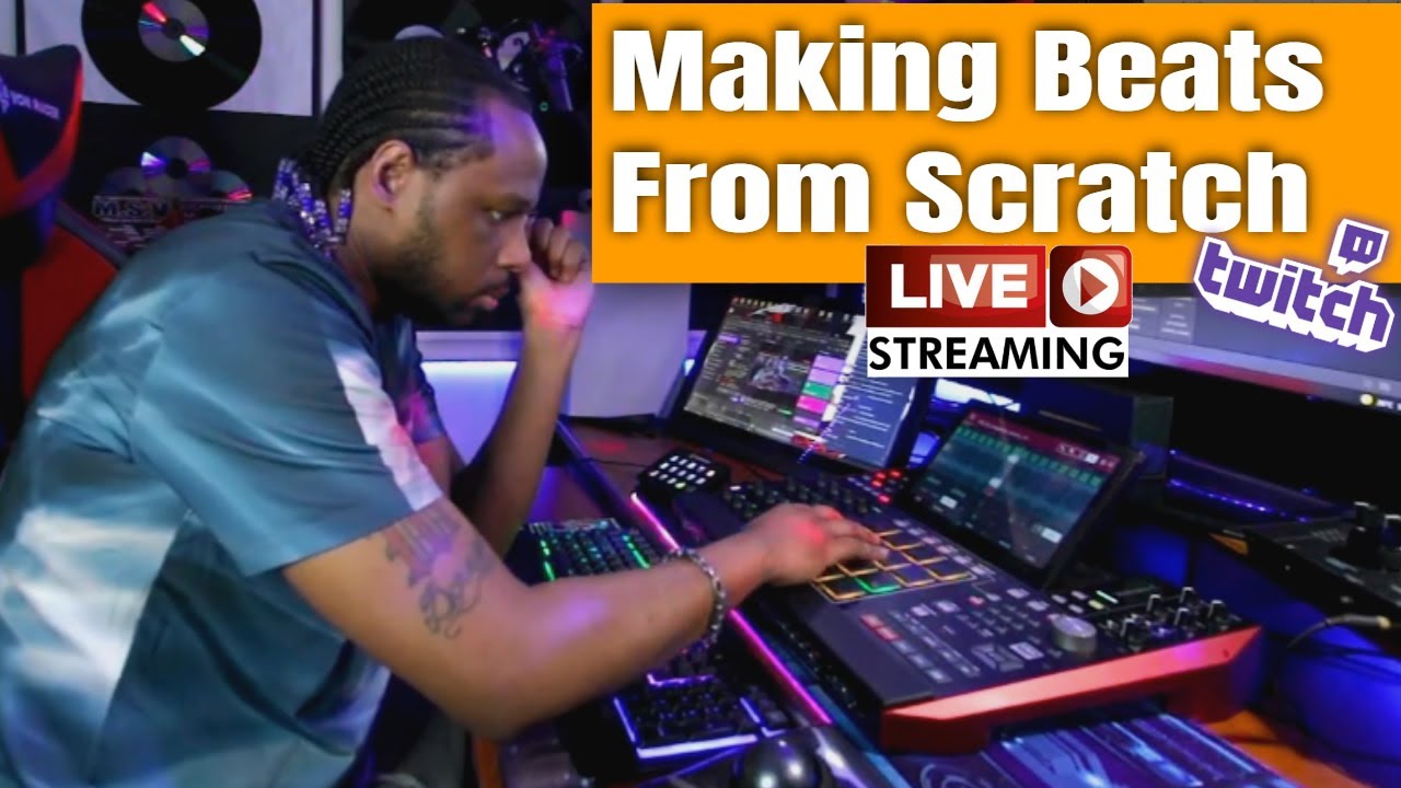 Making Beats from Scratch - MPC X Cook Up - Twitch LIVE Stream 10/11/21