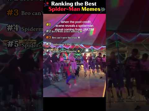 Ranking Best Spiderman Memes🤣 thumbnail