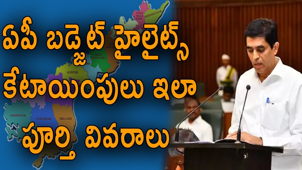 Andhra Pradesh Budget 2020-21 |  AP Budget 2020 21 Highlights | Finance Minister  Rajendranath Reddy