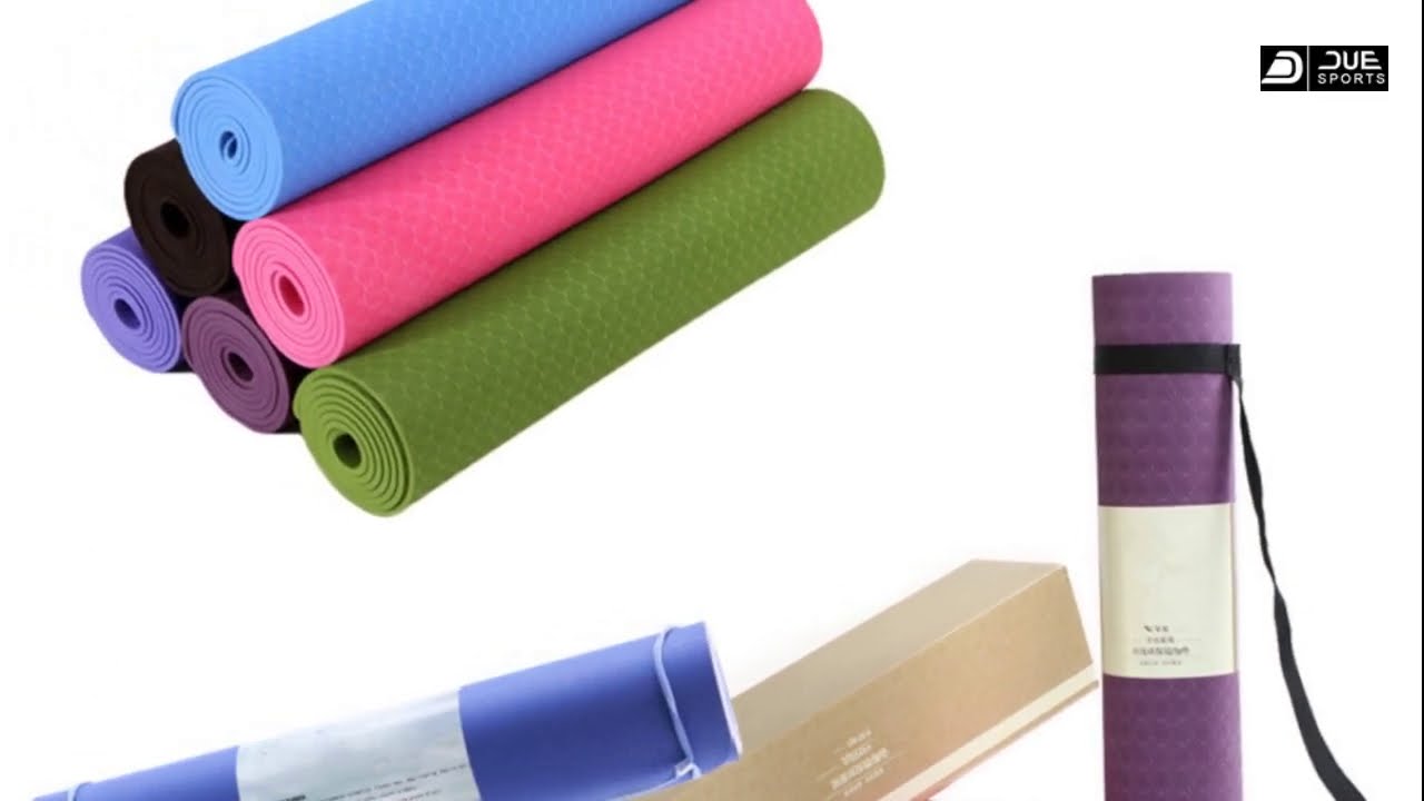 TPE yoga mats clearance and tailings processing monochrome 4MM thick low price spot factory