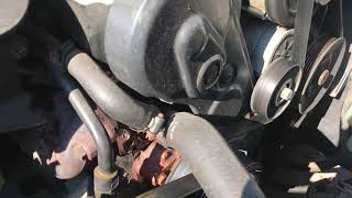 1987 Thunderbird turbo-coupe engine running