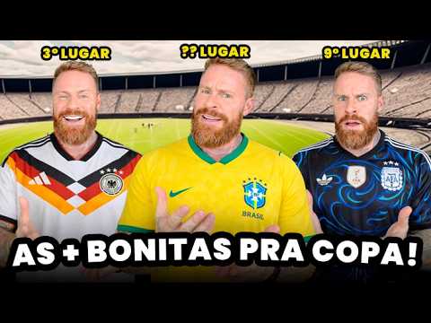 As CAMISAS DE SELEÇÃO mais BONITAS pra COPA DO MUNDO 2026