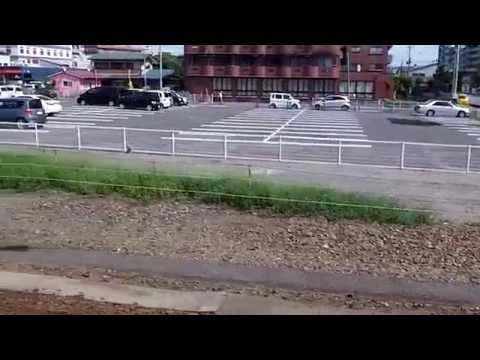 郡山総合車両センターから郡山駅＿体験乗車列車の車窓
