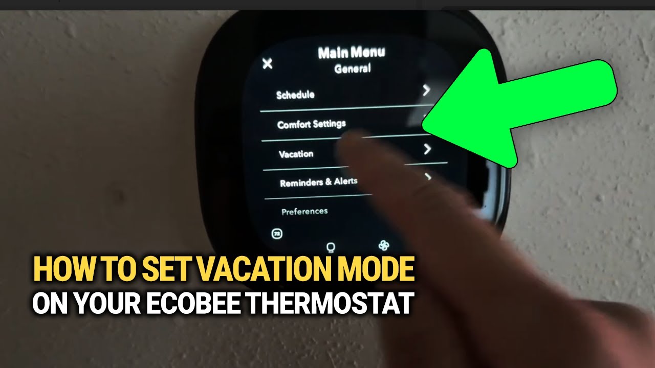 How To Set Vacation Mode On Your Ecobee Thermostat: Easy Setup!