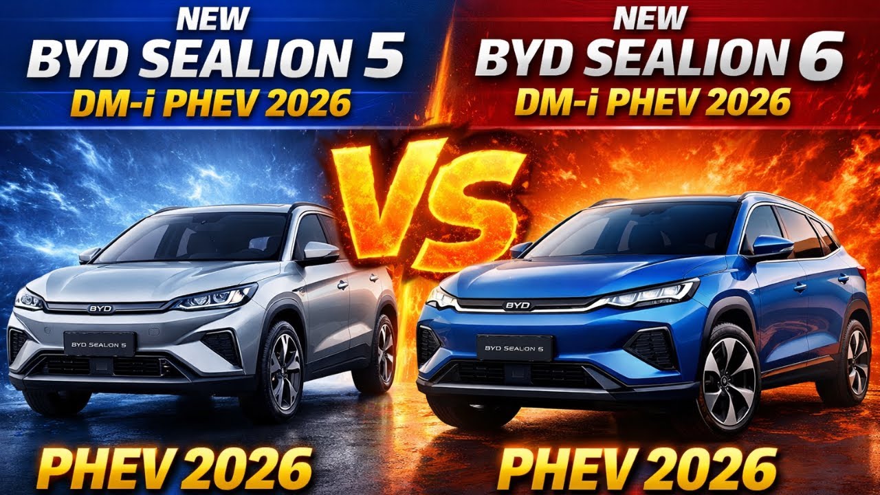 New BYD Sealion 5 DM-I Vs BYD Sealion 6 DM-I 2026 A Sibling PHEV Most Stylish Chinese SUV Comparison