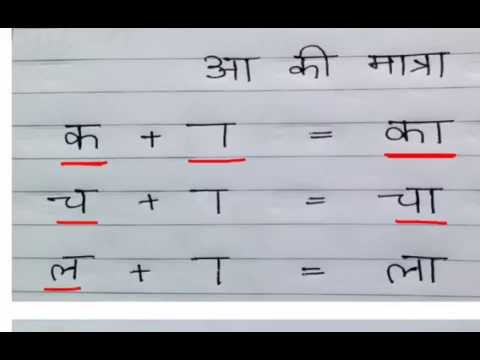 Hindi Matra Chart With Pictures