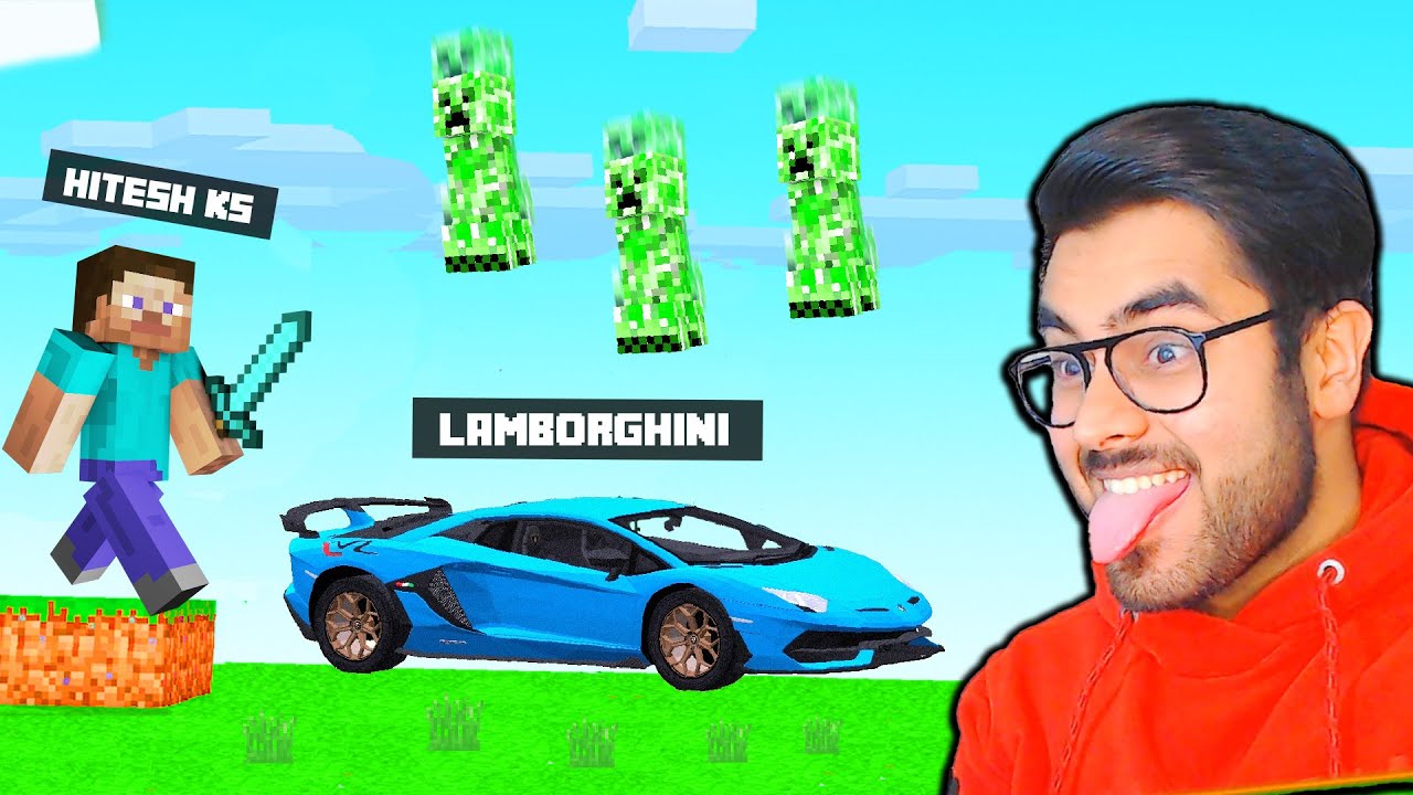 LAMBORGHINI in MINECRAFT 😂 | HAGGA SMP | Hitesh KS