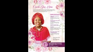 FINAL RITE  OF LATE MRS MARGARET ASINI