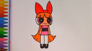 🎀 Sevimli Kız Karakter Çizimi | Renkli ve Tatlı Cartoon Art