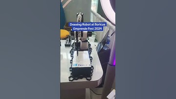 It takes a picture of you and draw it