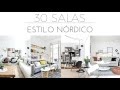 30 SALAS ESTILO NÓRDICO O ESCANDINAVO | Inspiración