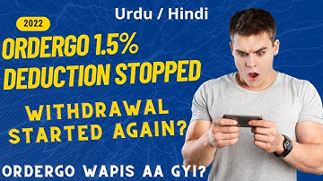Ordergo Latest Update on withdrawal 18 August | No deduction No lucky order | kya withdrawal milna?