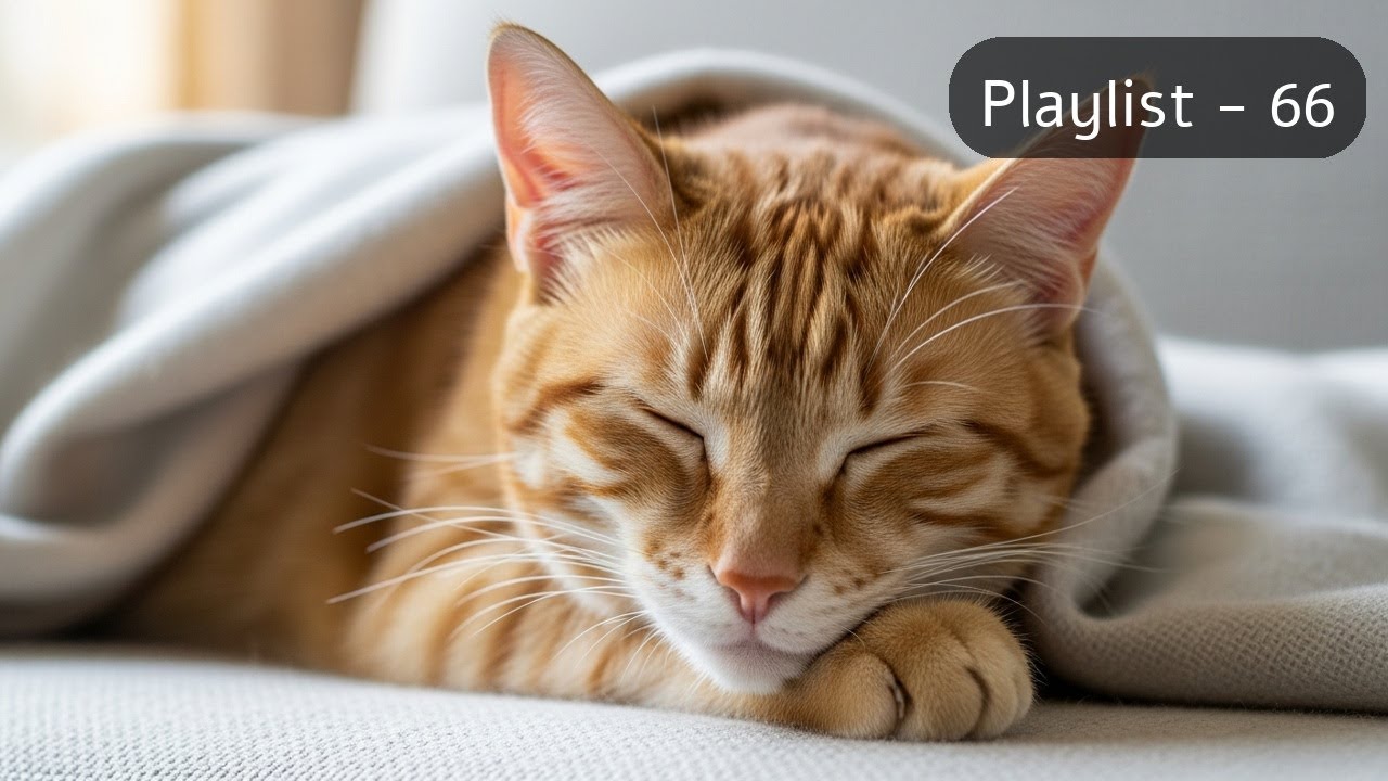 [Track - 66] Soft Piano Melodies & Peaceful Cat Sleeping