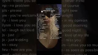 what texts mean 💋💌🫶🏽