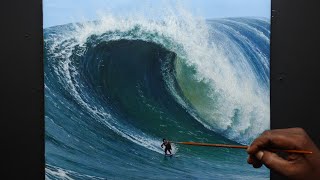 Where Giants Rise | Oil Seascape Painting Process