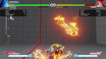 Ken Max Damage Combo CC s HP V Trigger No Meter Open Stage SFVS2