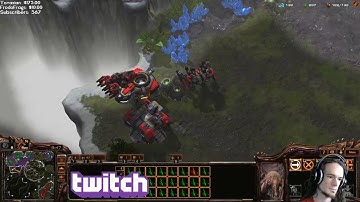 ZvT vs Proxy Thor Drop Liberator into Bio Bunker Ghost