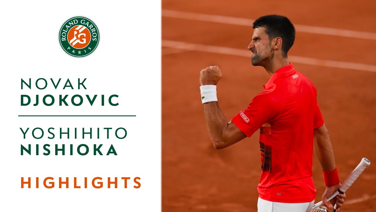 Novak Djokovic vs Yoshihito Nishioka - Round 1 Highlights Roland-Garros 2022
