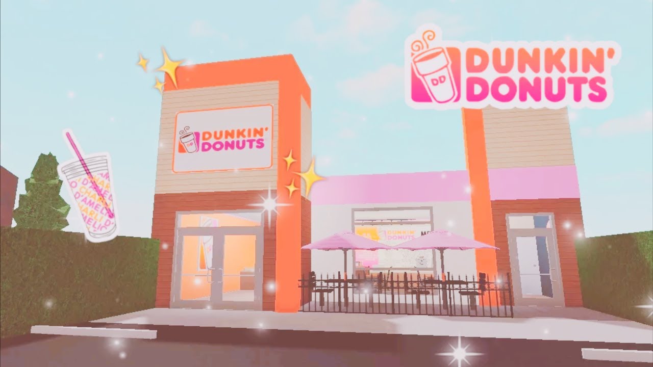 I Built Dunkin Donuts In Bloxburg Vanda Plays Youtube - dunkin donuts review roblox