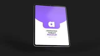 Animated iPad Pro Mockup - How to Use