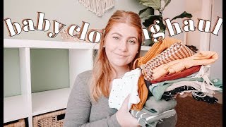 Newborn Baby Boy Clothing Haul (very gender neutral though)