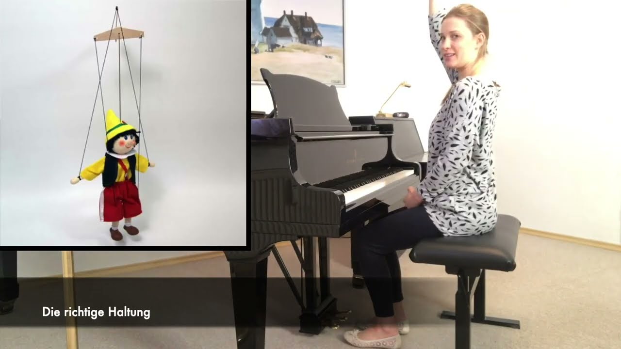 Klavierunterricht - Die richtige Haltung