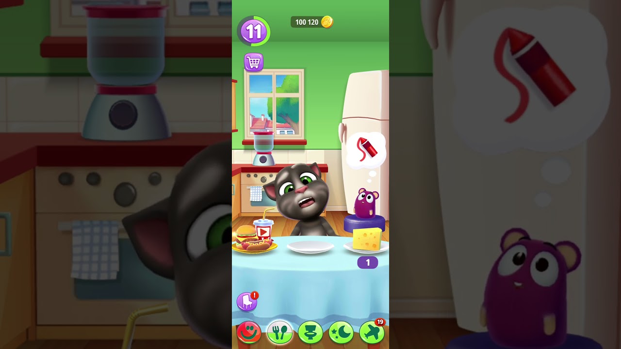 tom talking funny and play