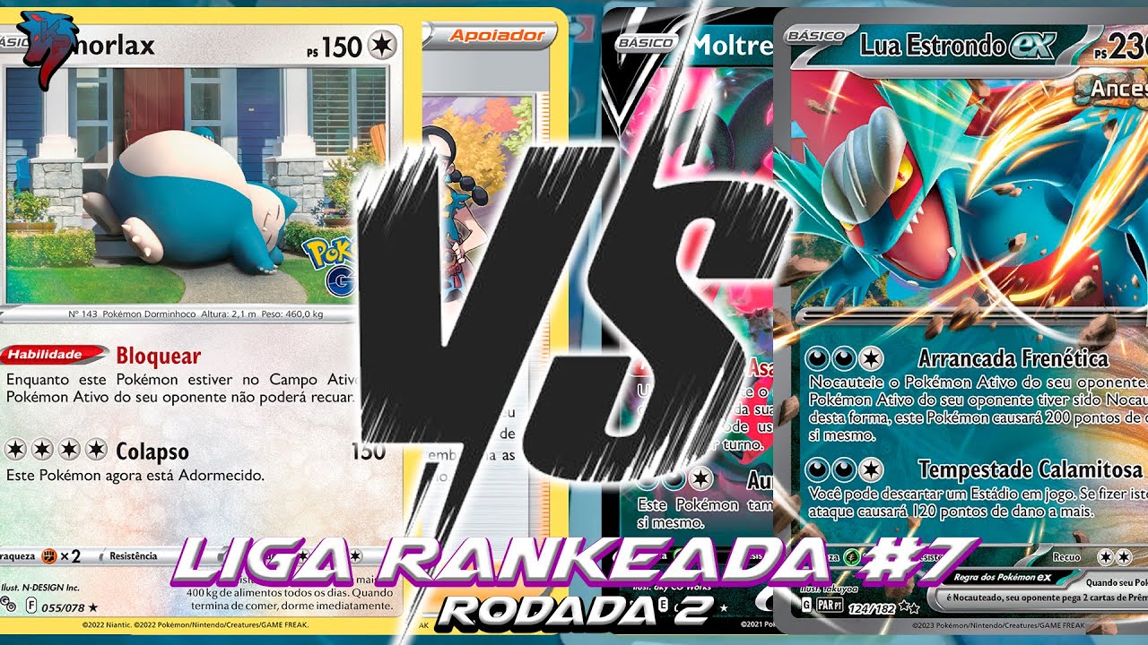 SNORLAX STALL VS ROARING MOON - LIGA RANKEADA LOJA KATOPLAY T2 #7 RODADA 2