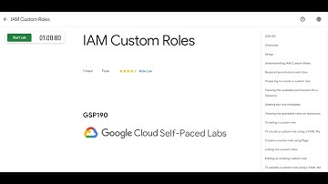 GSP190 IAM Custom Roles | Qwiklabs Learn to Earn Clous Security Challenge
