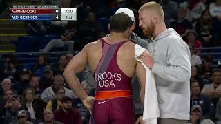 Aaron Brooks vs Alex Dieringer - 86kg semifinal - Olympic Wrestling Trials 2024
