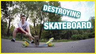 Skateboard Crash Test Blowing Up, Sledgehammer, Car