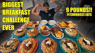 BIGGEST BREAKFAST CHALLENGE EVER | ft CORBUCCI EATS | LAST CHALLENGE OF OUR TOUR.