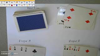 Integer Card game