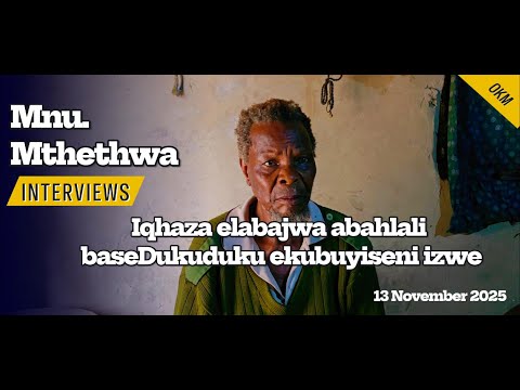 Mnu Mthethwa Ubaba Uneminya Ewu 90 Iqhaza Elabajwa Abahlali BaseDukuduku Ekubuyiseni Izwe