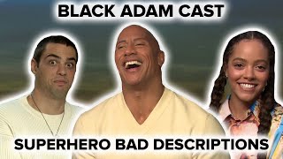 The Rock and Black Adam Cast Guess Superheroes Based On Bad Descriptions