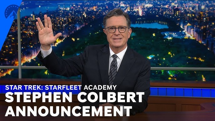 Star Trek: Starfleet Academy | Stephen Colbert Announcement | Paramount+  Canada (NYCC 2025) - YouTube