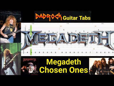 Chosen Ones Megadeth Guitar Bass TABS Lesson 