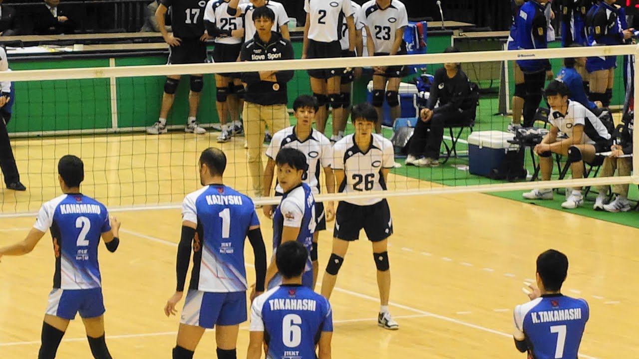 中央大 vs ジェイテクトスティング 第4セット 天皇杯男子バレーボール