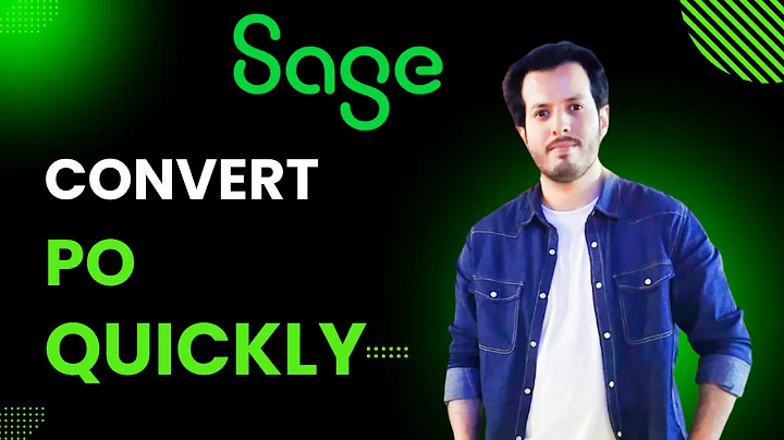 How to Convert a Purchase Order to a Purchase Invoice In Sage 50 | Step-by-Step Guide