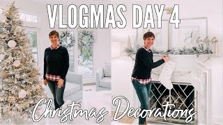 VLOGMAS DAY 4 | coffee run, blowout \& christmas decorations and holiday wrapping paper with my mom!