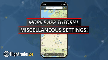 Tutorial: Misc Settings on Flightradar24 iOS app