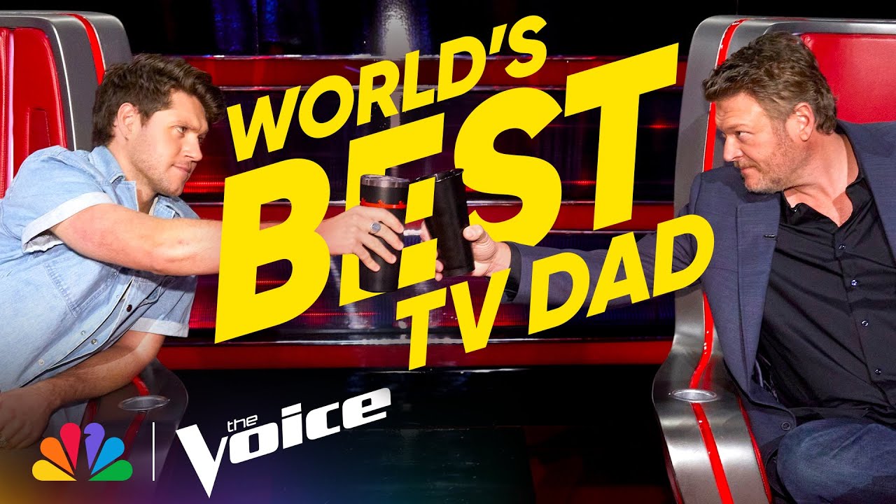 Niall Horan Surprises Blake Shelton with a Gift | The Voice | NBC