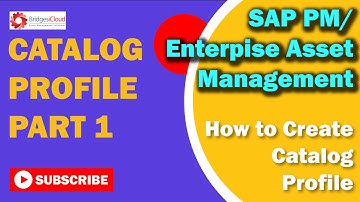 SAP PM Tutorial: Creating Catalog profile Part 1