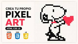 ✨ Customizable Pixel Art with HTML, CSS, and JavaScript (free code)