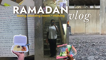 a RAMADAN VLOG as a UNILAG student #1 | fasting +attending classes…studying for exams