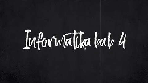 🍄 INFORMATIKA BAB 4 🍄 KELAS 9 SISTEM KOMPUTER SMPN 1 TALUN 💫