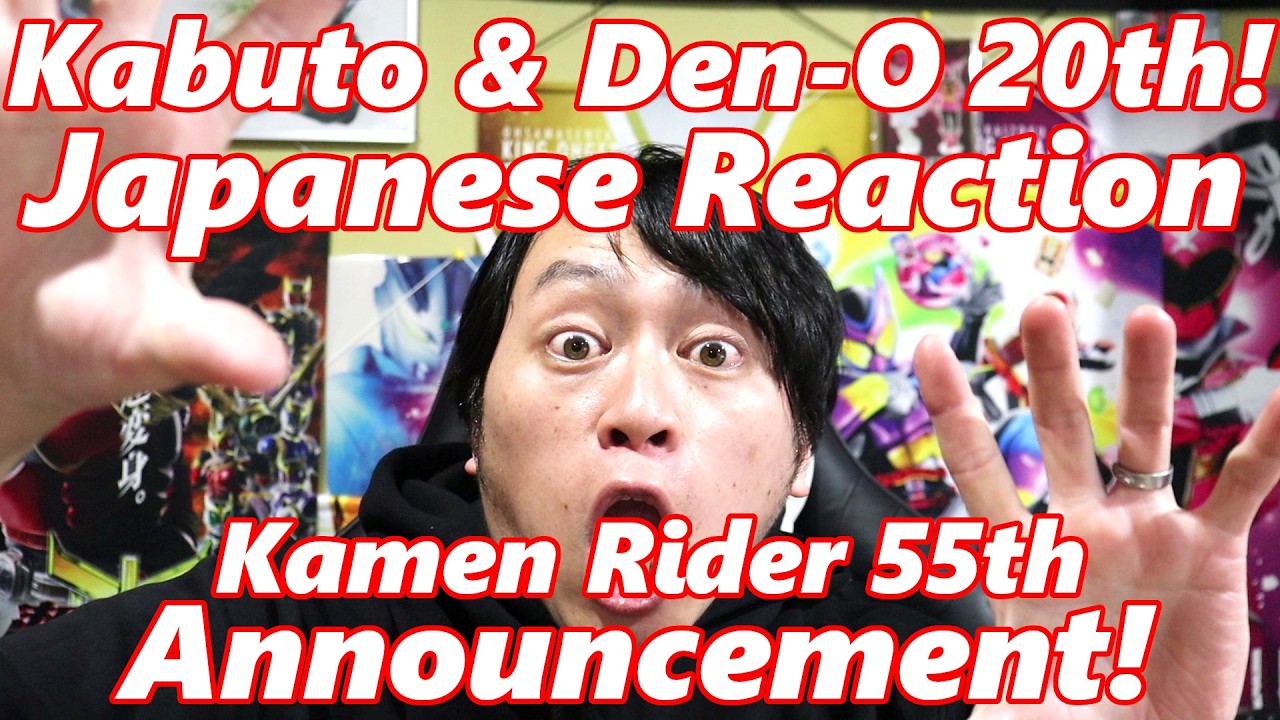 Kabuto & Den-O 20th movie! So Many Reveals! Kamen Rider 55th Anniversary Project