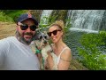 We left / Part 1/ beautiful views on the way to Galena IL , amazing waterfalls /Antiques
